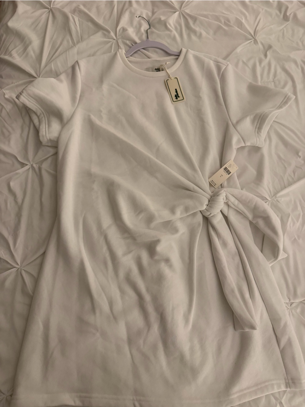 Daily Practice T Shirt Dress - Tie Waist